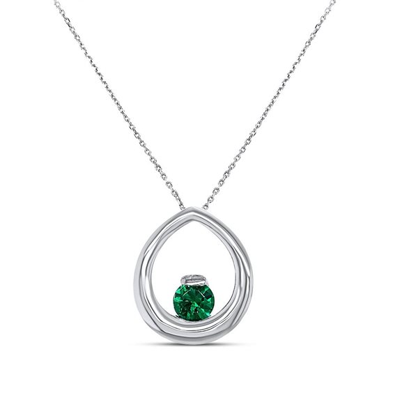 Necklace Gaurosa Woman Goccia in Silver Zircone 50001434 - 50001434